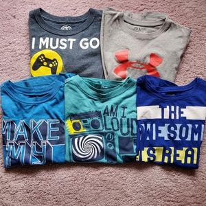 Bundle Boys Shirts Crazy 8 Under Armour size Small